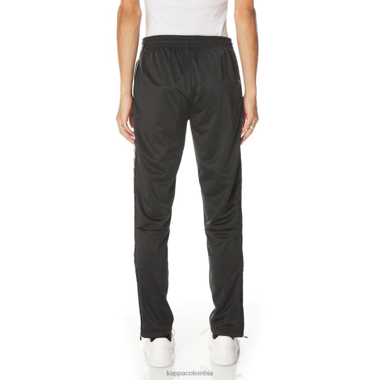 Kappa hombres pantalones deportivos 222 banda aderno negro B8N4D30