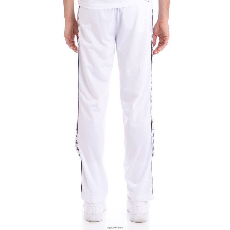 Kappa hombres pantalones deportivos 222 banda astoriazz blanco negro B8N4D39