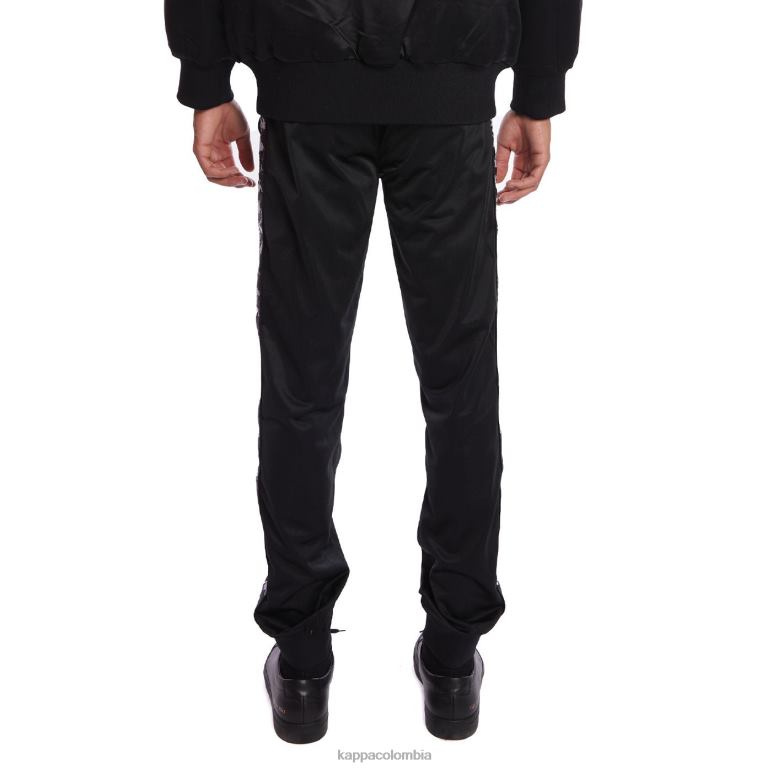 Kappa hombres pantalones deportivos 222 banda rastoriazz negro B8N4D36