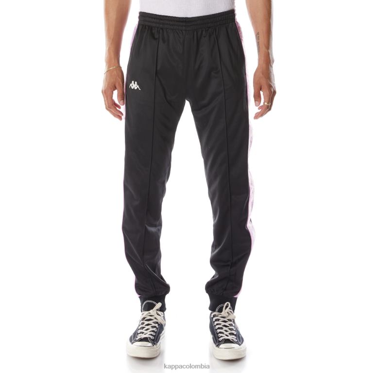 Kappa hombres pantalones deportivos 222 banda rastoriazz violeta humo negro B8N4D25