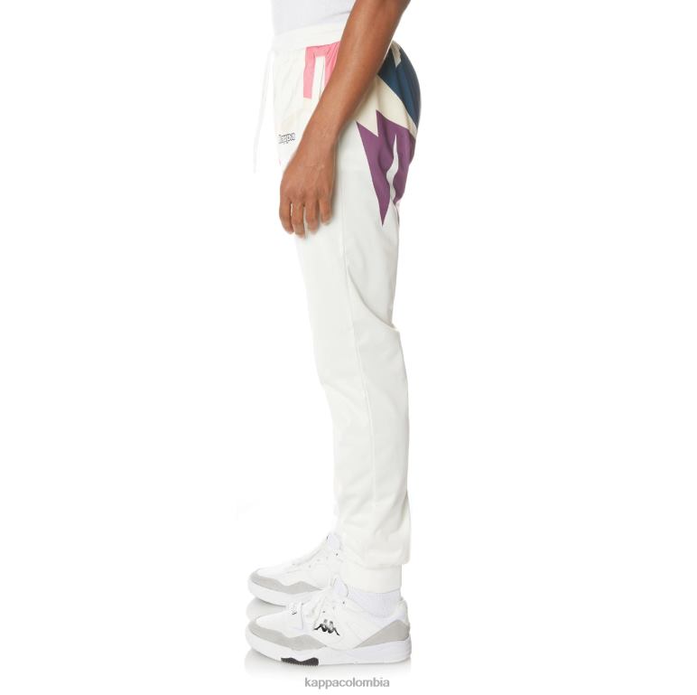 Kappa hombres pantalones deportivos con logo blanco B8N4D22