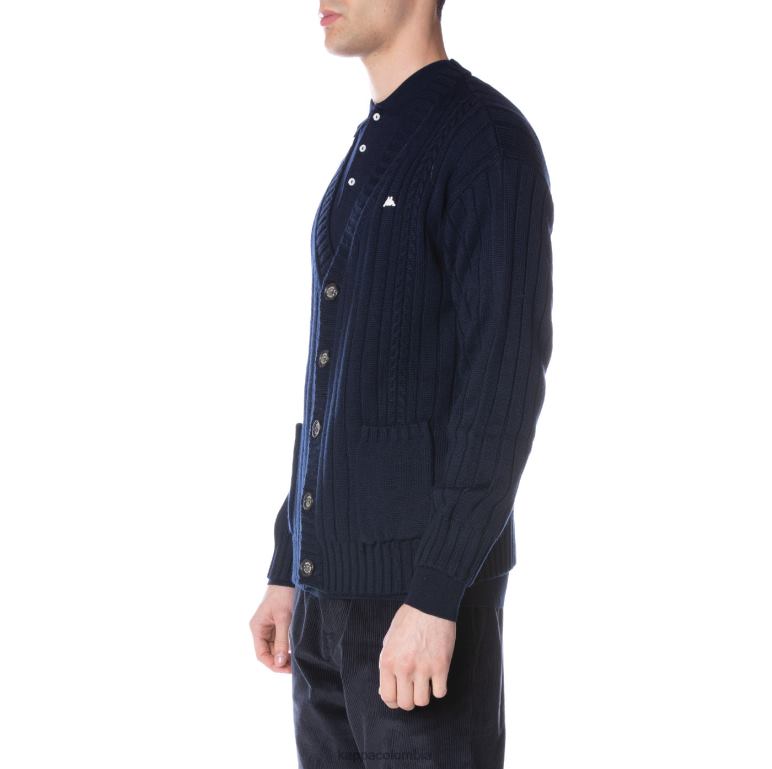 Kappa hombres bata giovani achird cardigan Armada B8N4D101