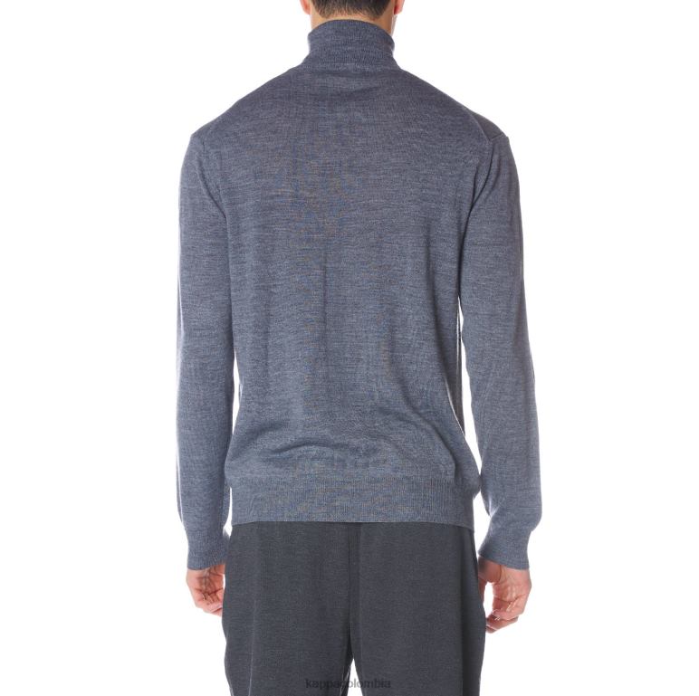 Kappa hombres bata giovani deiron cuello alto gris claro B8N4D94