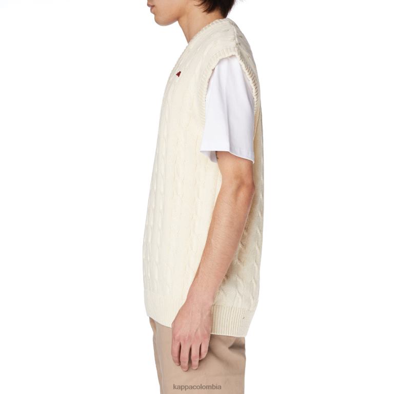 Kappa hombres bata giovani nembus chaleco crema B8N4D91