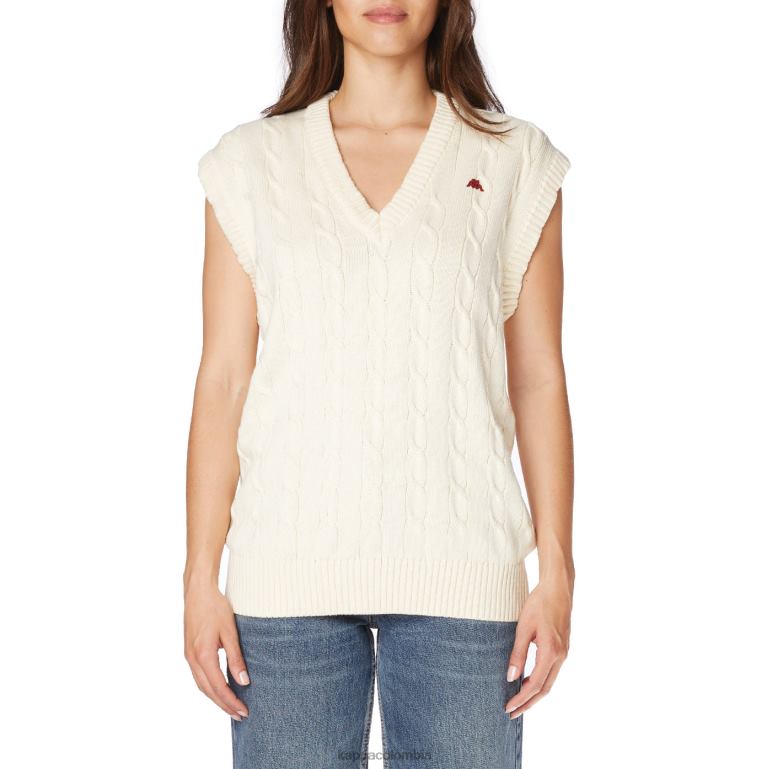 Kappa hombres bata giovani nembus chaleco crema B8N4D91