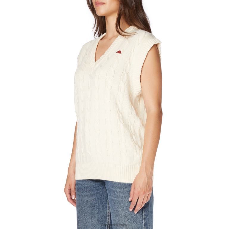 Kappa hombres bata giovani nembus chaleco crema B8N4D91