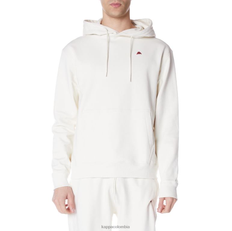 Kappa hombres bata giovani gramys sudadera con capucha crema B8N4D48