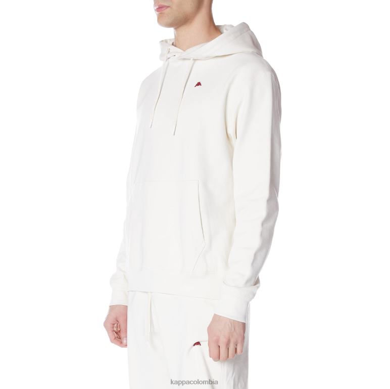 Kappa hombres bata giovani gramys sudadera con capucha crema B8N4D48