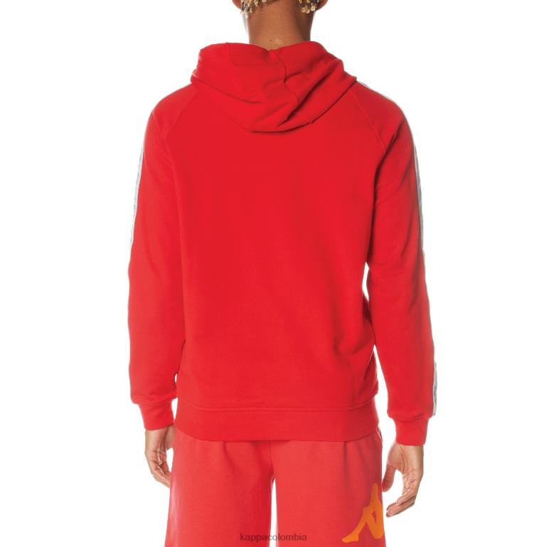 Kappa hombres sudadera con capucha 222 banda solgo rojo B8N4D40