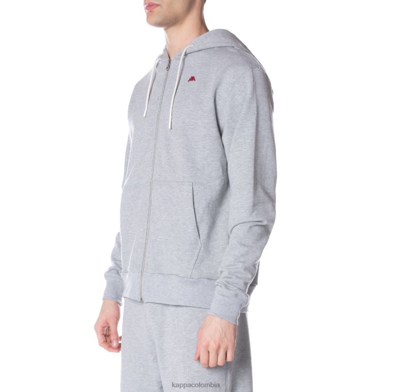 Kappa hombres sudadera robe giovani portos gris claro B8N4D52