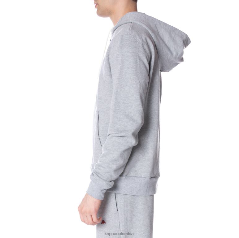 Kappa hombres sudadera robe giovani portos gris claro B8N4D52