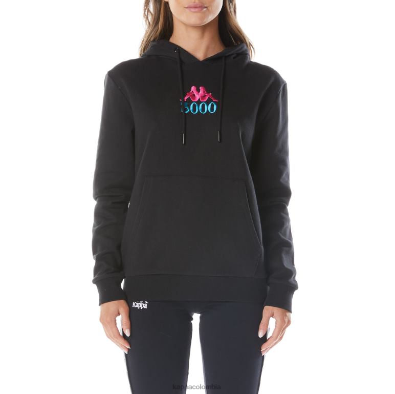 Kappa hombres sudaderas con capucha de gumball gazes negro B8N4D57