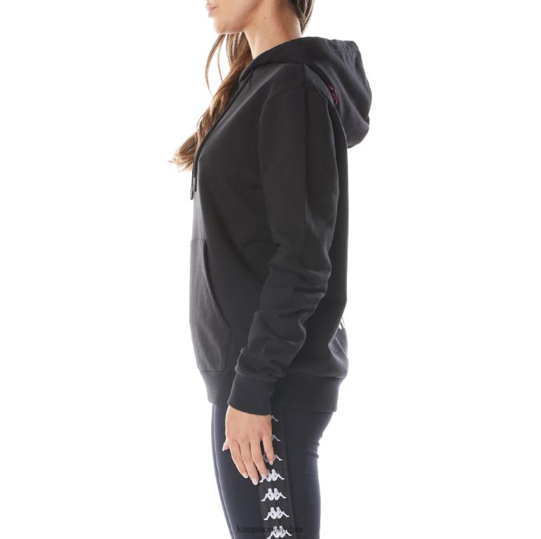 Kappa hombres sudaderas con capucha de gumball gazes negro B8N4D57