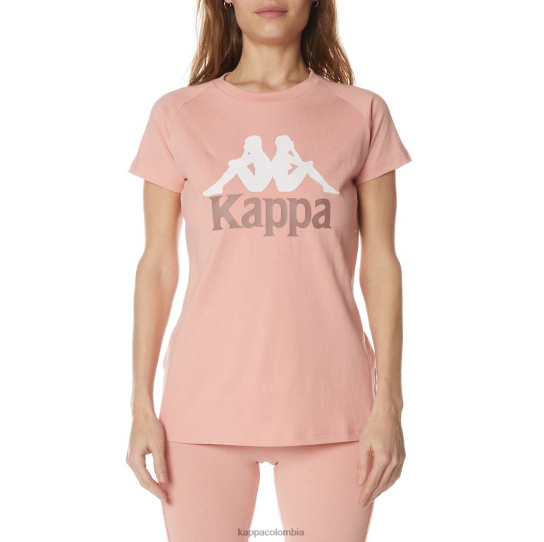 Kappa mujer camiseta westessi auténtica rosa B8N4D377