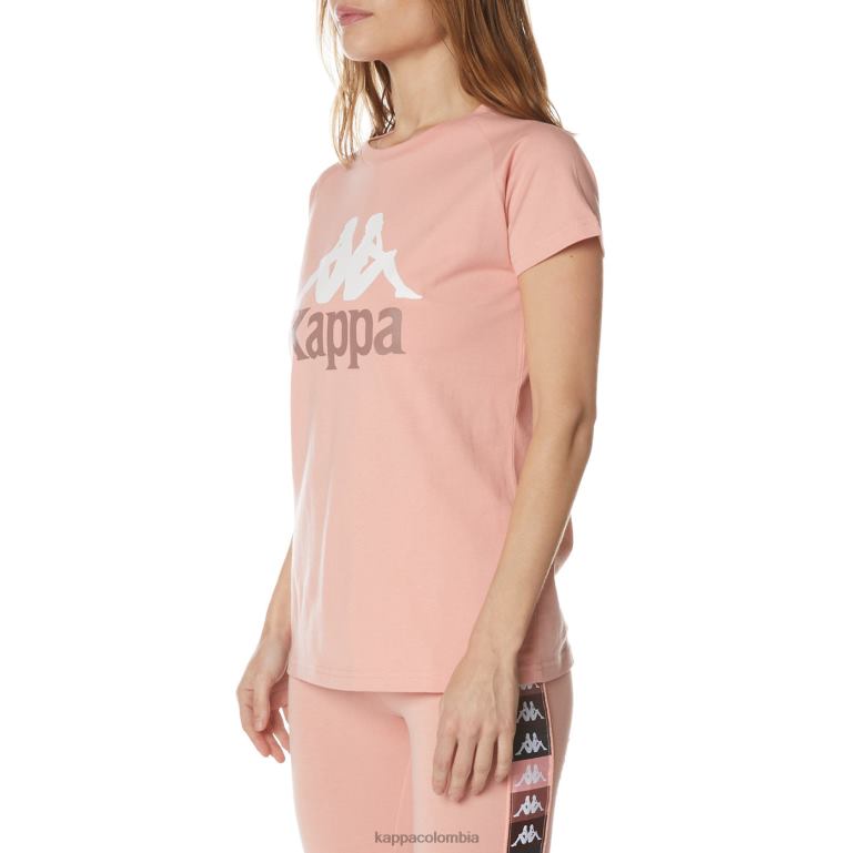 Kappa mujer camiseta westessi auténtica rosa B8N4D377