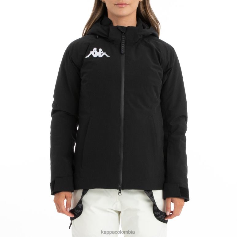 Kappa mujer chaqueta de esquí 6cento 610 negro B8N4D372