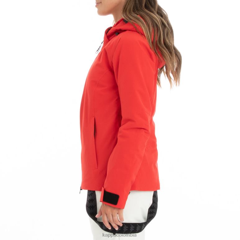 Kappa mujer chaqueta de esquí 6cento 610 rojo B8N4D375