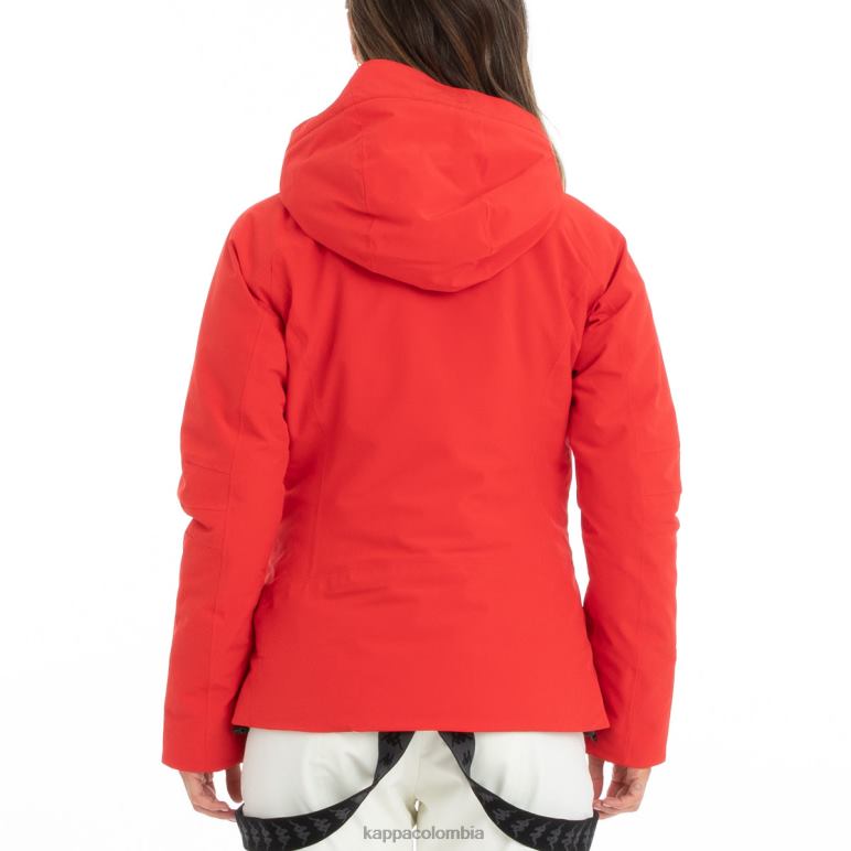 Kappa mujer chaqueta de esquí 6cento 610 rojo B8N4D375