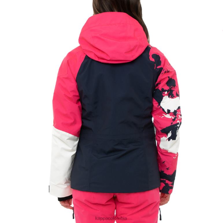 Kappa mujer chaqueta de esquí 6cento 612p azul rosado B8N4D373