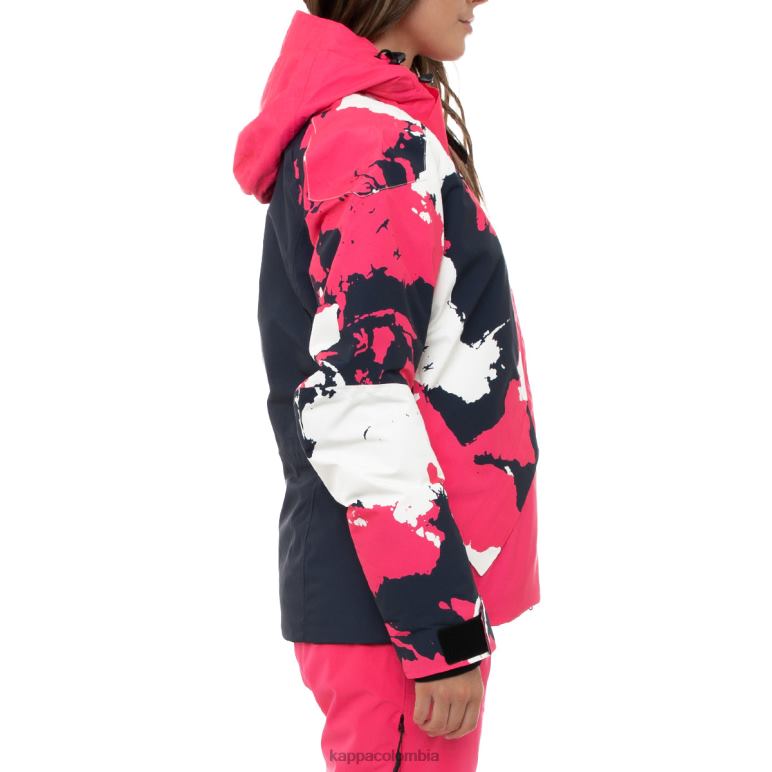 Kappa mujer chaqueta de esquí 6cento 612p azul rosado B8N4D373