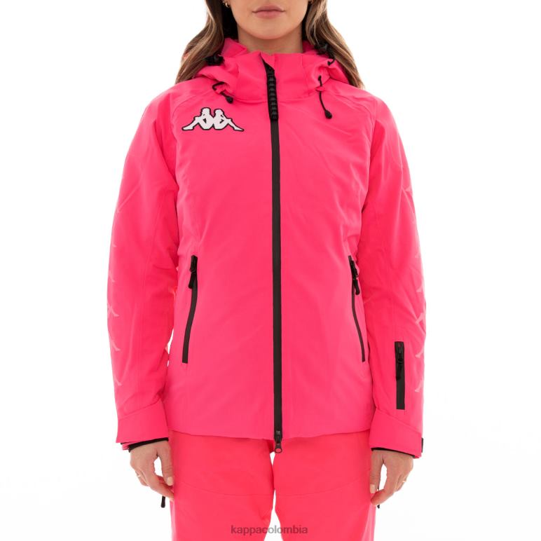 Kappa mujer chaqueta de esquí 6cento 652xb rosa B8N4D374