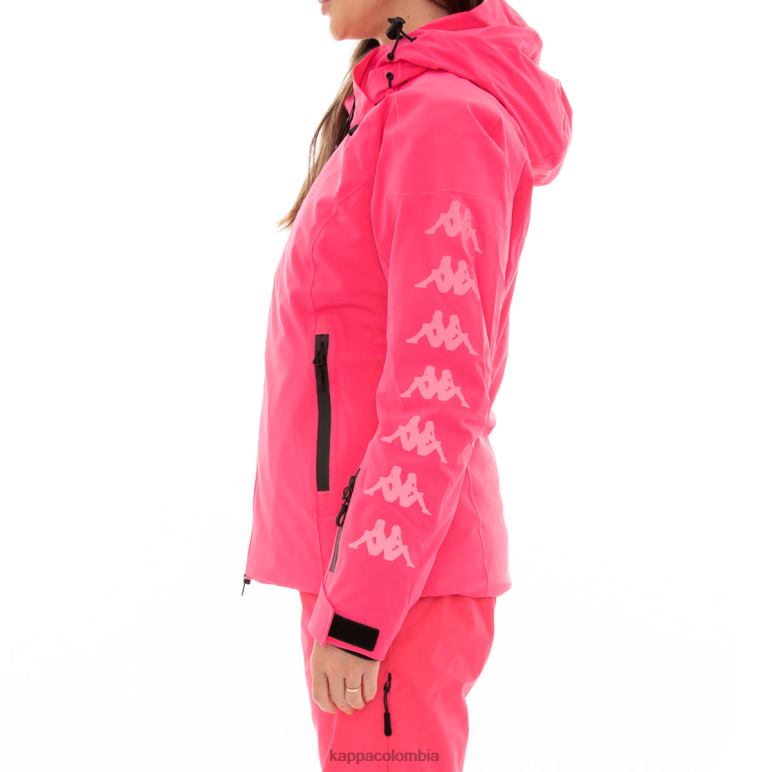 Kappa mujer chaqueta de esquí 6cento 652xb rosa B8N4D374