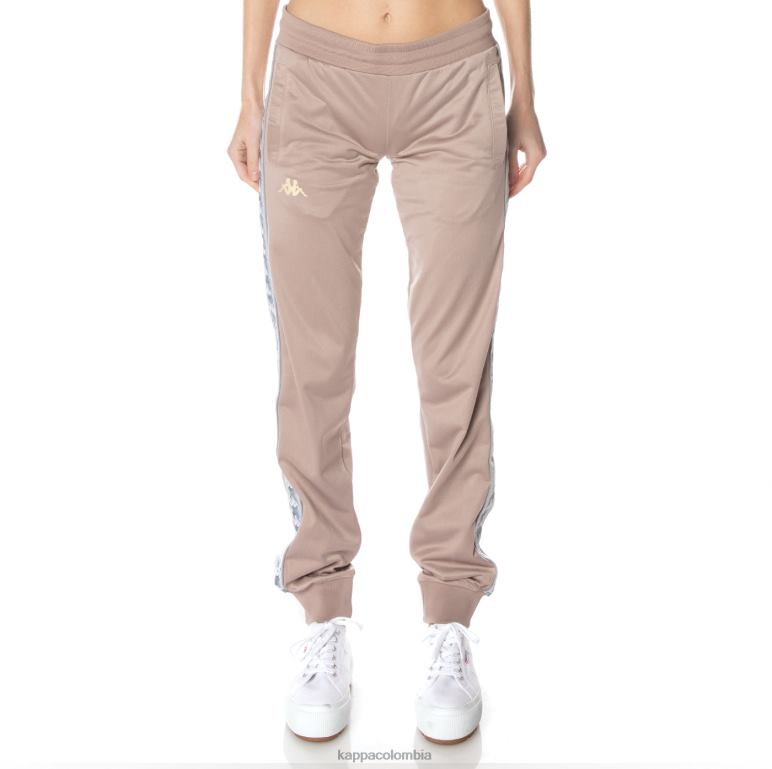 Kappa mujer pantalones deportivos 222 banda gastoria beige B8N4D369