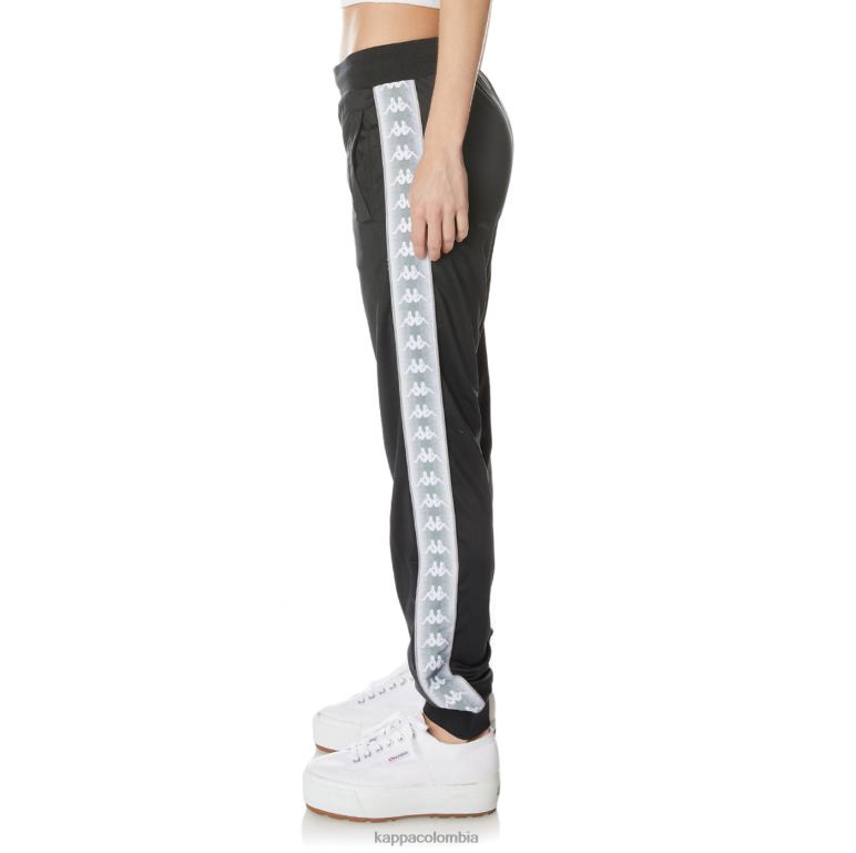 Kappa mujer pantalones deportivos 222 banda gastoria negro azabache B8N4D368