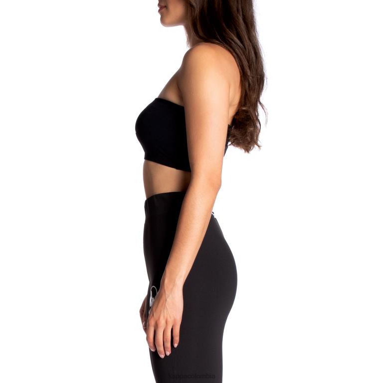 Kappa mujer auténtico bandeau koszalin azabache negro B8N4D386