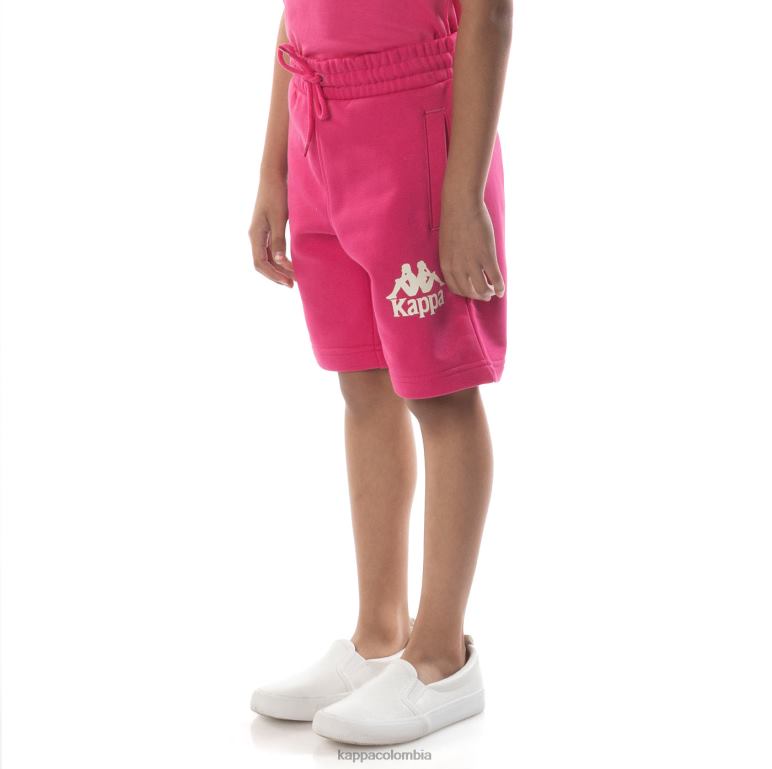 Kappa niños pantalones cortos uppsala auténticos para niños arena rosa B8N4D799