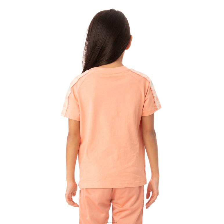 Kappa niños camiseta 222 banda deto niño coral rosa B8N4D778