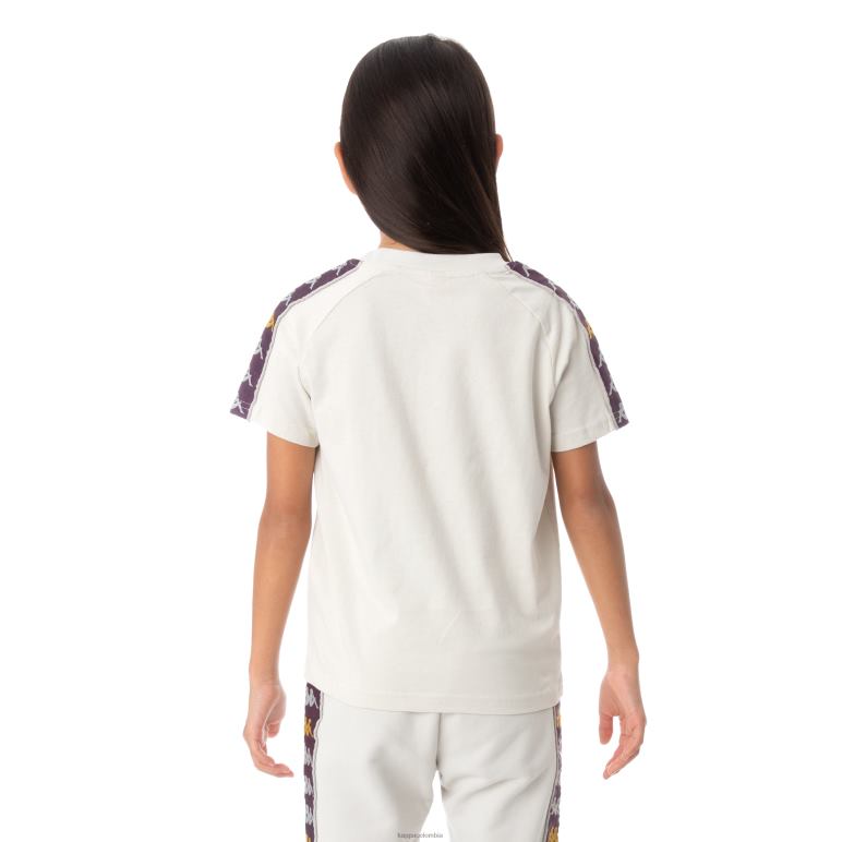 Kappa niños camiseta 222 banda deto niño gris plata B8N4D782