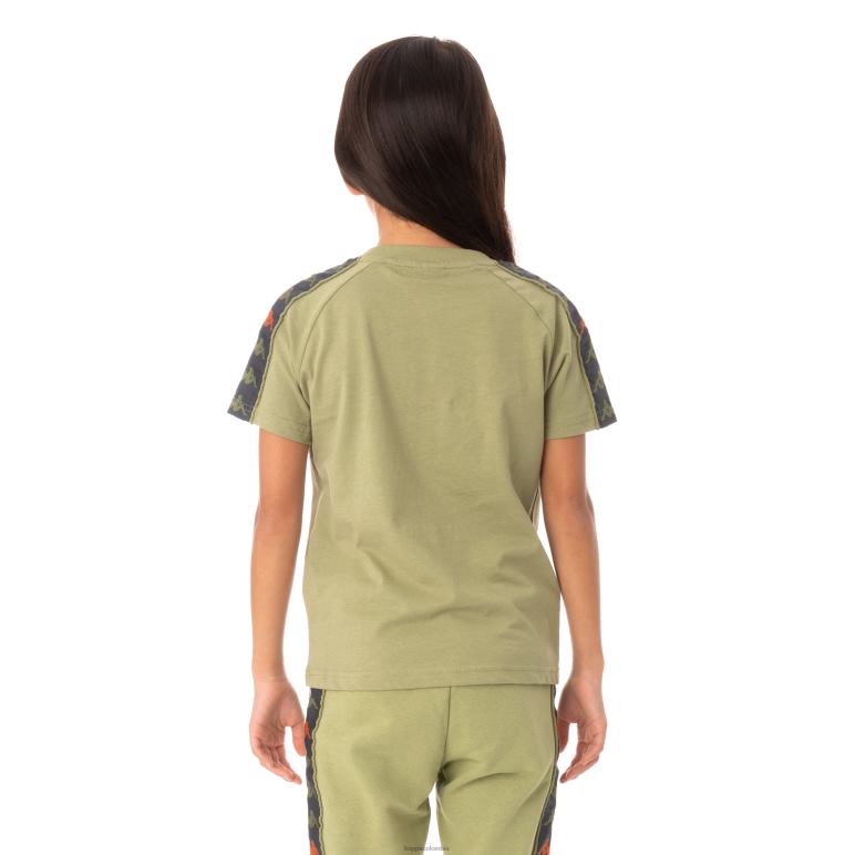 Kappa niños camiseta 222 banda deto niño salvia verde B8N4D777