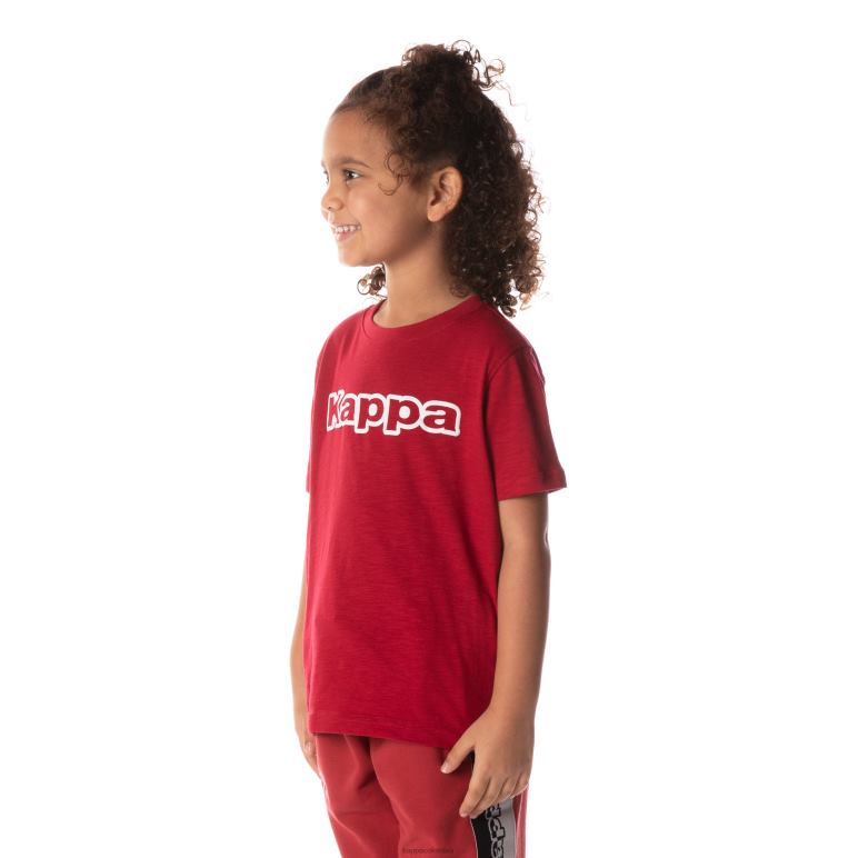 Kappa niños camiseta con logo cabal rojo B8N4D707