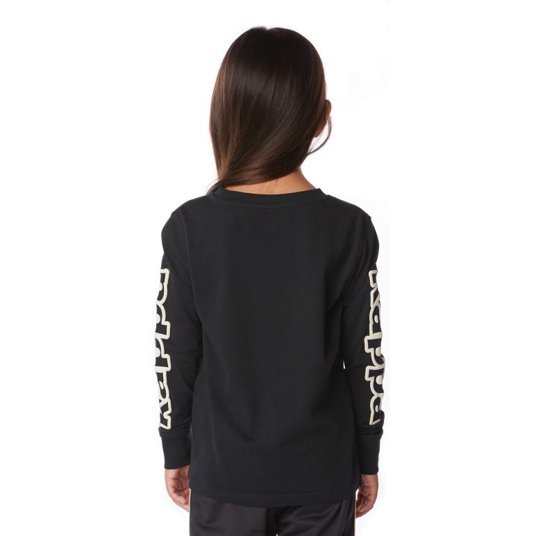 Kappa niños camiseta con logo para niños humo negro B8N4D656
