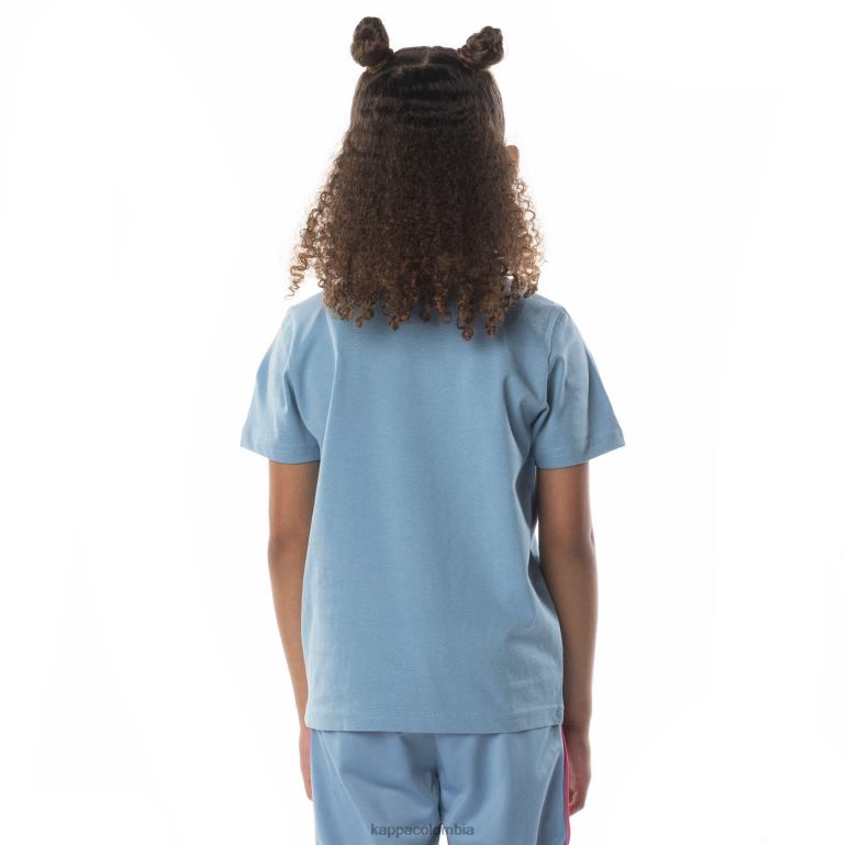 Kappa niños camiseta esstesi auténtica para niños arena azul claro B8N4D692