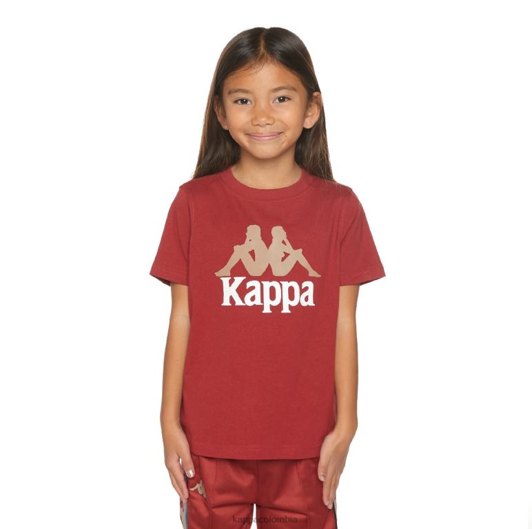 Kappa niños camiseta estessi niños auténtica granate B8N4D657