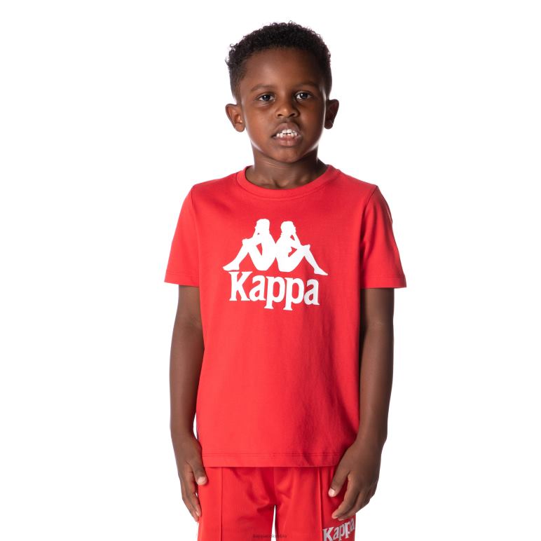 Kappa niños camiseta estessi niños auténtica rojo B8N4D668