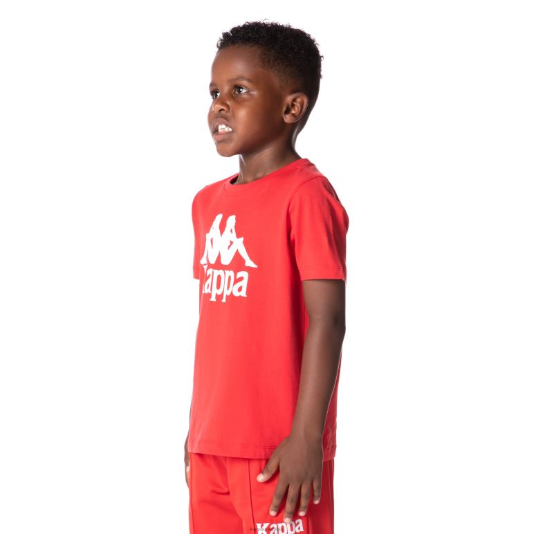 Kappa niños camiseta estessi niños auténtica rojo B8N4D668
