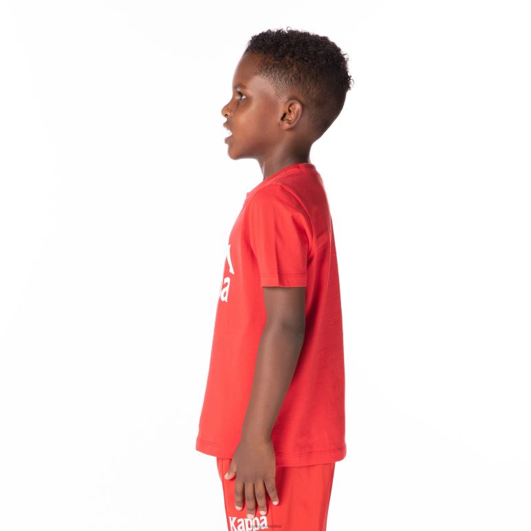 Kappa niños camiseta estessi niños auténtica rojo B8N4D668