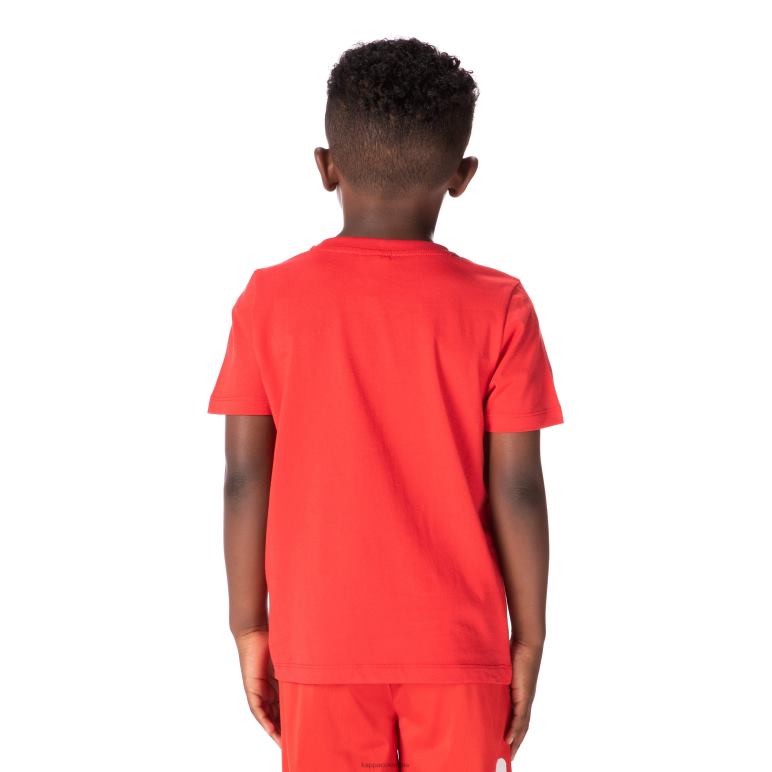 Kappa niños camiseta estessi niños auténtica rojo B8N4D668