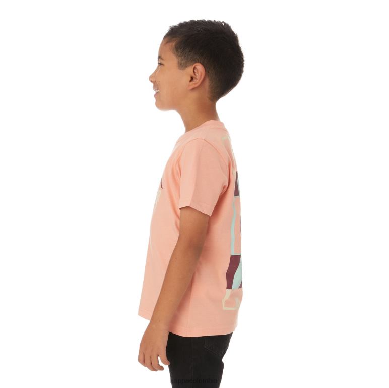 Kappa niños camiseta molongio auténtica para niños coral rosa B8N4D775