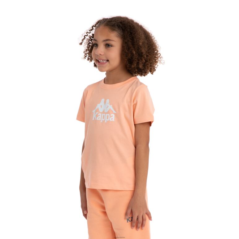 Kappa niños camiseta molongio auténtica para niños durazno B8N4D719