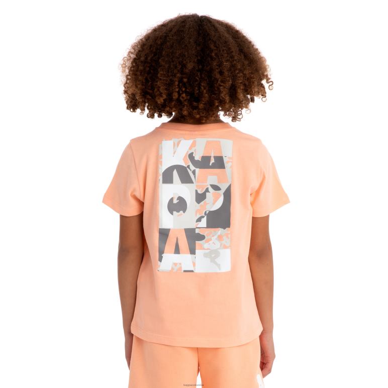 Kappa niños camiseta molongio auténtica para niños durazno B8N4D719
