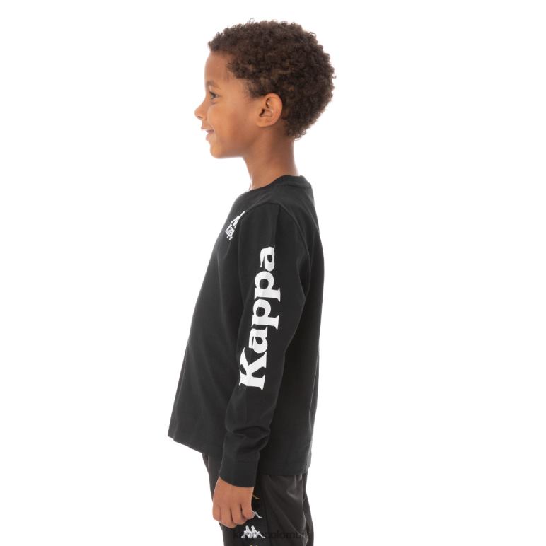 Kappa niños camiseta niño autentica ruiz 2 humo negro B8N4D760
