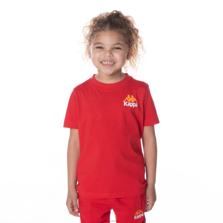 Kappa niños camiseta niños authentic ables rojo B8N4D650
