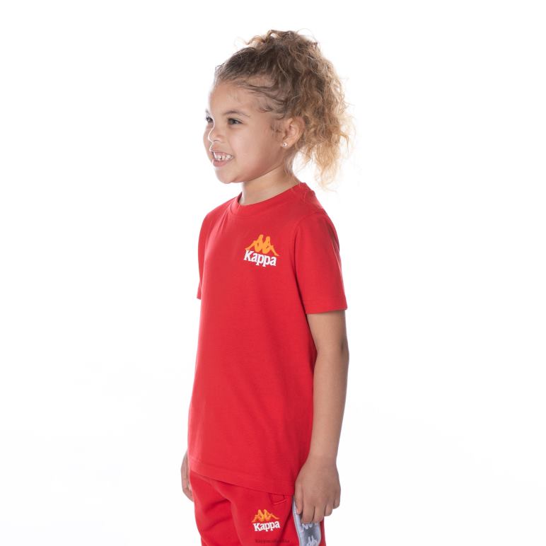 Kappa niños camiseta niños authentic ables rojo B8N4D650