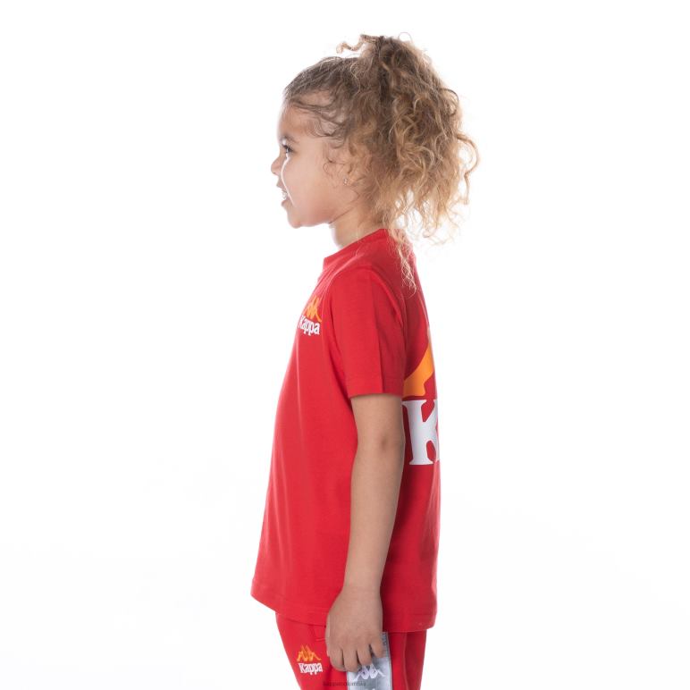 Kappa niños camiseta niños authentic ables rojo B8N4D650