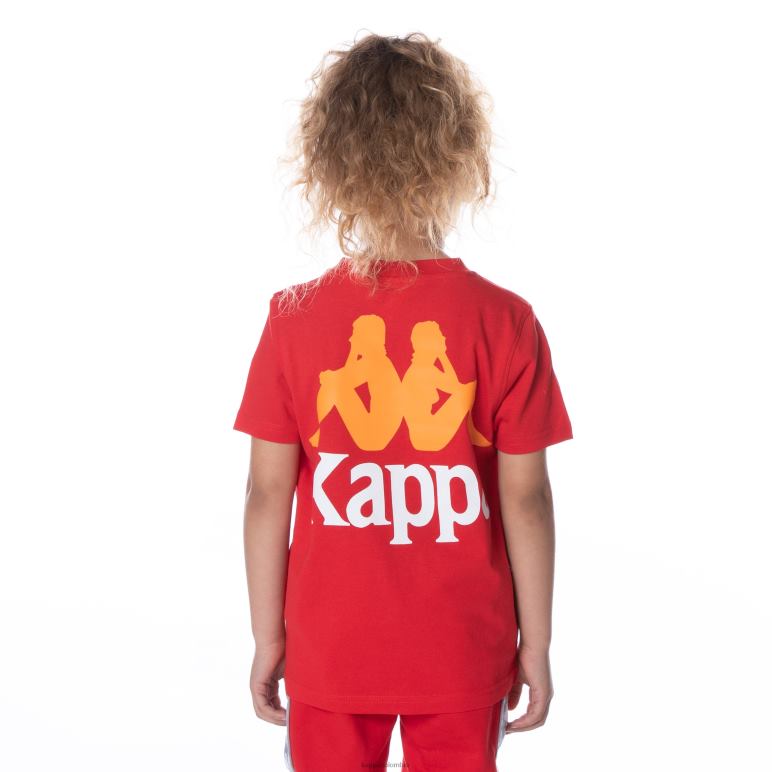 Kappa niños camiseta niños authentic ables rojo B8N4D650