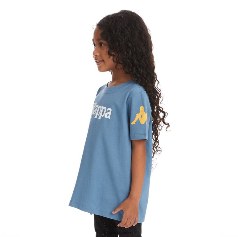 Kappa niños camiseta paroo auténtica para niños azul claro B8N4D756